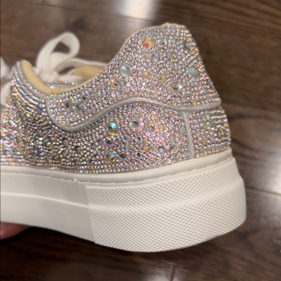 NWT Betsey Johnson Sidny Rhinestones Sneaker - Picture 7 of 8